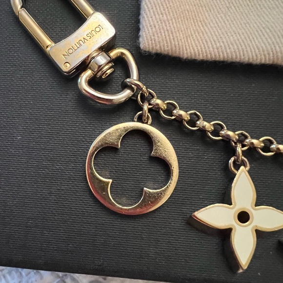 Beautiful, authentic Louis Vuitton bracelet, gold tone, beige, cream - Picture 7 of 12